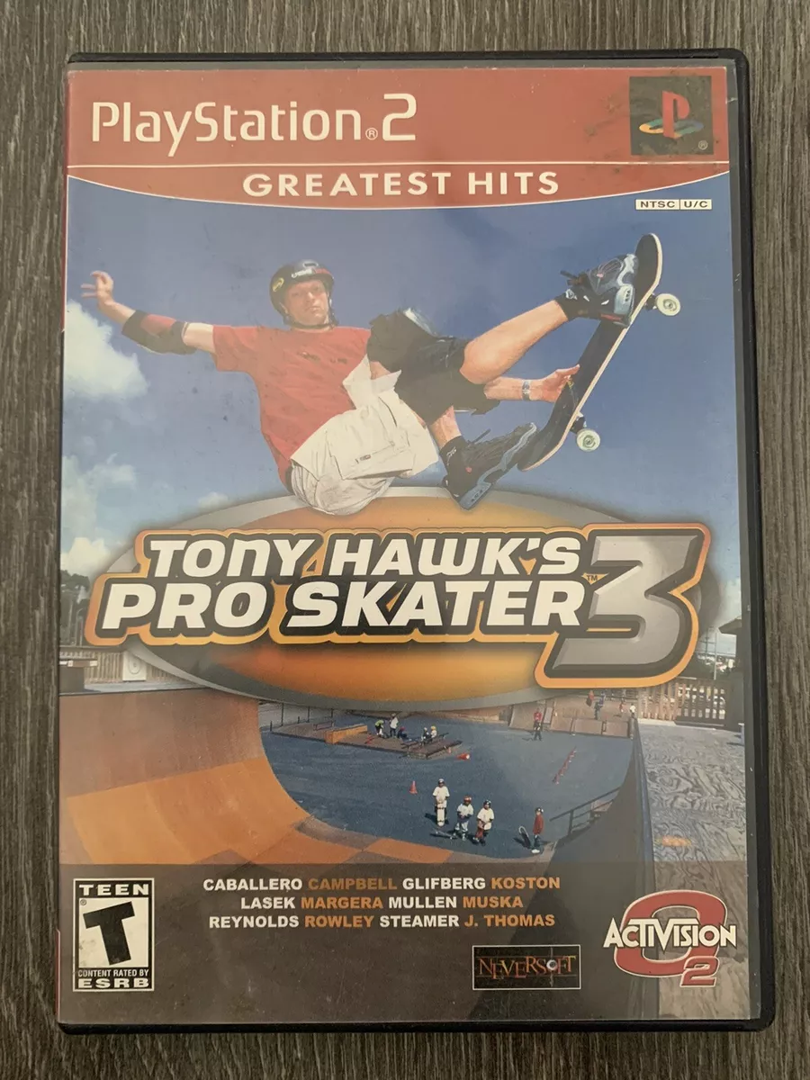 Tony Hawk's Pro Skater 3 (Sony PlayStation 2, 2002) for sale