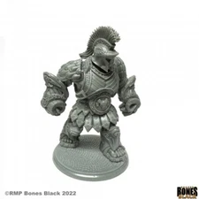 BRONZE GOLEM Reaper Miniatures Bones Black REM44171