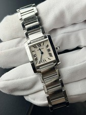 Cartier Lady TANK FRANÇAISE Vintage Wrist Watch Ref 2384 (Box Papers) 20mm Case