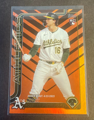 2025 Topps Update Orange & Black Halloween Foil Pick List You Choose