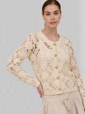 Sam Edelman Women s S Beige Open-Knit Floral ...