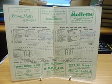 Yorkshire v Warwickshire at Bradford 1953 Signed by Geoffrey Boycott