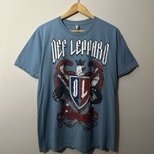 Def Leppard Rock Of Ages Tour 2015 T Shirt Adult Size XL Alstyle