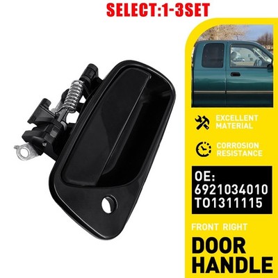 Front Right Exterior Door Handle For 1993-1998 Toyota T100 Black TO1311115 1-3X