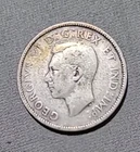 1943 Canada Silver 25 Cents, George VI Coin KM 35