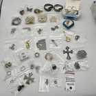 BIG LOT Of Vintage Costume Jewelry-Avon, Sarah Coventry And More!! 40 Pieces!!
