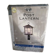 Hampton Bay Outdoor Post Lantern Aged Iron Finish 272 775