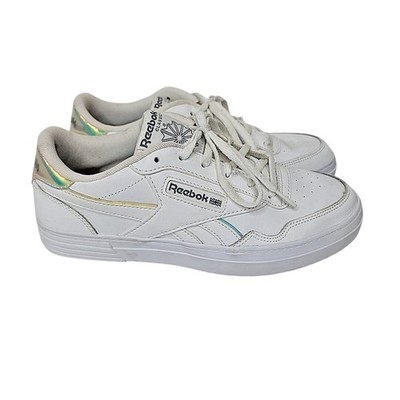 Reebok Womens Size 8.5 Classic Club C White Platform Sneakers Casual