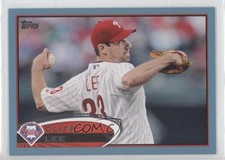 2012 Topps Wal-Mart Blue Border Cliff Lee #392 0a1