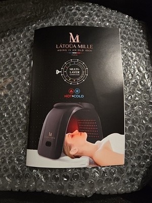 Latoua Mille Multi-Layer Skin Care Device Hot & Cold Black w/ Case