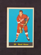 1960-61 PARKHURST GORDIE HOWE CARD #20 DETROIT RED WINGS HOF NHL HOCKEY