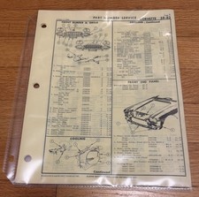19581959196019611962 Chevrolet Corvette Part Numbers Book Gmchevy 19581959196019611962 Chevrolet Corvette Part Numbers Book Gmchevy