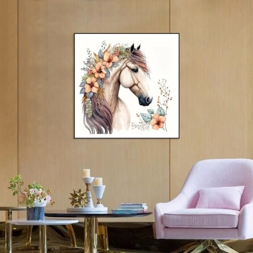 5D Flowers Diamond Art Painting Kits for Adults,Horses Diamond Art for - Bild 2 von 6