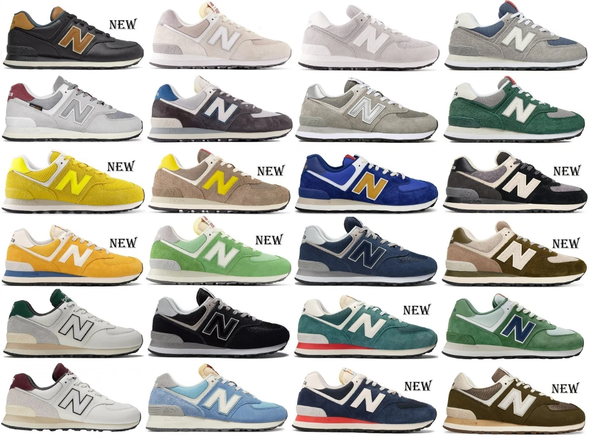ZAPATOS DE MUJER NEW BALANCE ML574 ML U574 574 NB ZAPATOS DE CUERO AZUL 42 43 44 45