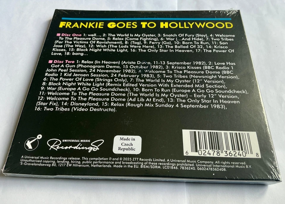 Frankie Goes to Hollywood - Welcome to the Pleasuredome NEW 2 x CD Album 2025 - Image 4 of 4