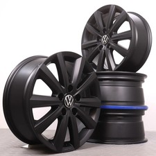 4x Alufelgen 17 Zoll VW T5 T6 T6.1 Original Felgen Merano schwarz matt 7x17ET56