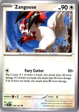 Carta Pokemon Zangoose 149/191 Scintille Sorgenti Comuni Giocata Leggermente TCG Singola