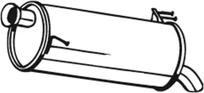 Endschalldämpfer 165-037 BOSAL für HYUNDAI i20 I