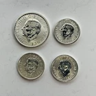 (LOT OF 4) 2018-2025 Mixed Britannia Fractional .999 Silver Rounds 0.55oz TOTAL
