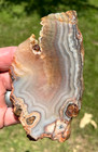 Very Cool Missouri Lace Agate/Crystal Slab - 154g — photo 1