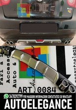 VW GOLF 4 IV 97-04 SOTTO PARAURTI POSTERIORE DIFFUSORE QUATTRO TERMINALI ABS -