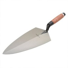 Marshalltown 19/11XH 11" Philadelphia Brick Trowel – Carbon Steel Leather Handle
