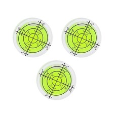 YMGBHNKJLS 3Pcs Small Circular Bubble Levels 32x7mm Round Spirit Level Measuring