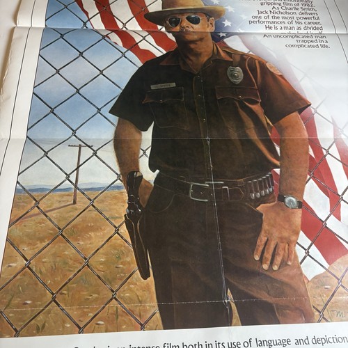 Original 1982 Movie House Poster “THE BORDER” 27X41 Harvey Keitel Valarie Perrin - Picture 14 of 15