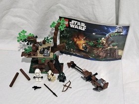 Lego Star Wars Set #7956 Ewok Attack Complete No Box