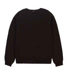 Sunspel Womens Lambswool Crew Truffle