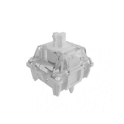Gateron KS-20 Dual-Rail Magnetic White Switch Hall Effect für z.B. Wooting 60HE