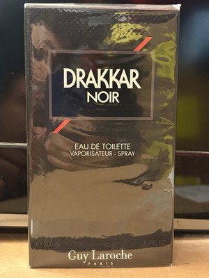 Guy Laroche Drakkar Noir Eau de Toilette Spray, Regular Size 6.7 fl oz