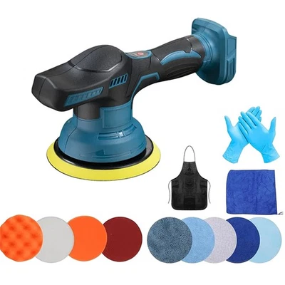 Cordless Car Buffer Polisher, Orbital Power Polisher for Makita 18V LXT Battery