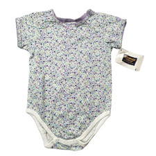 Vintage OshKosh BGosh Baby Girl Floral Purple...
