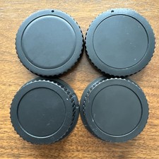 2-Pack EF Mount Body Cap Rear Lens Cover Kit for Canon Cameras Lenses