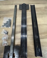 Knape and Vogt KV8091PEB28 28" 3/4 Ball Bearing Cabinet Door Slides -READ-