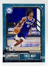 2020-21 Panini Playbook #168 Tyrese Maxey RC Philadelphia 76ers