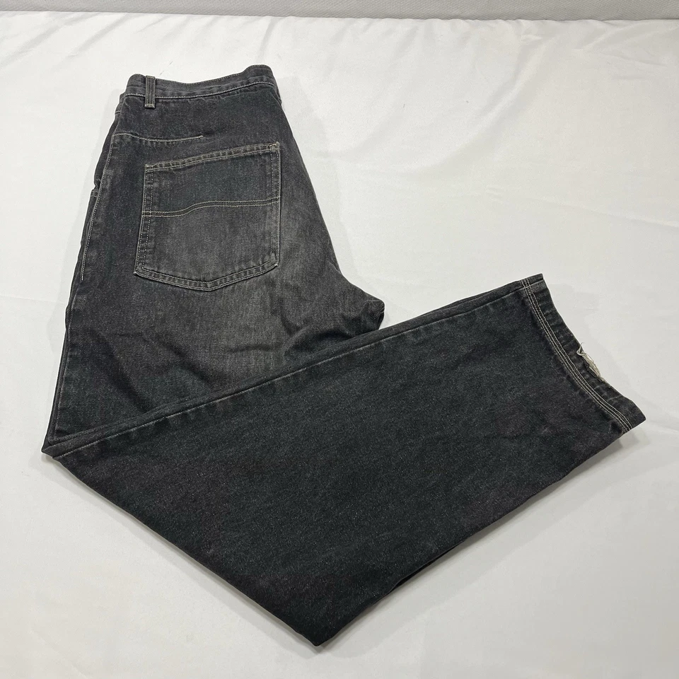 Jeans DE COLECCIÓN ADIVINA Para Hombre Hechos en EE. UU. Sueltos Cónicos Años 90 Talla 34x32 (32x30) Foto 3 de 4