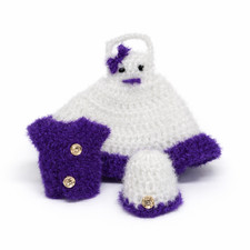 Handmade Baby Krishna Woolen Dress  Laddu Gopal Winter Poshak  2 Dress combo 