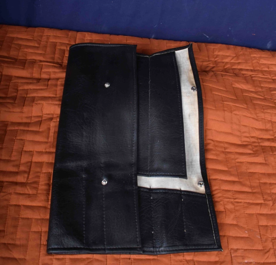 Porsche 911 1978-87 Black Tool Bag Roll with Snaps turbo 911SC 930 Carrera - Image 4 of 4