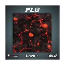 Frontline Gaming Playmat 4' x 4' - Lava 1 New
