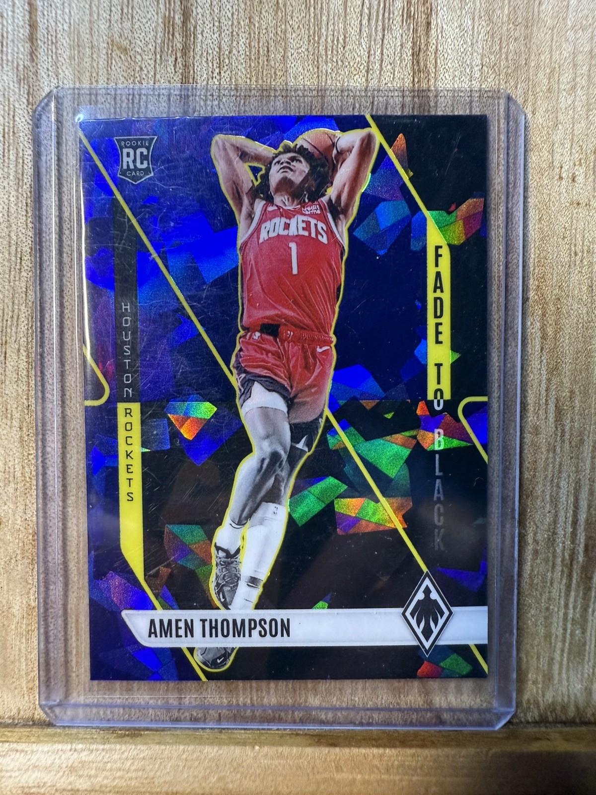 2023-24 Panini Phoenix - Fade to Black Amen Thompson #21 Blue Ice (RC)