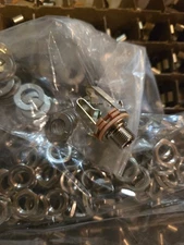 (10 Piece Set) Switchcraft 12B 1/4" TRS / Stereo Panel Mount Jack Free Shipping 