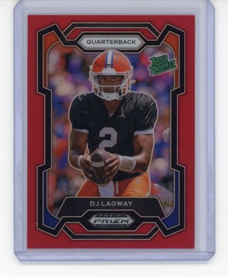 DJ Lagway 2024 Prizm Draft Picks, 182, Red Rated Rookie 262/299