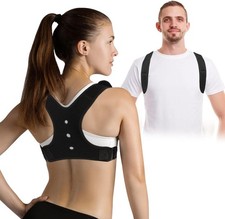 Posture Corrector for Women and Men, Adjustable and Breathable Upper Back Brace