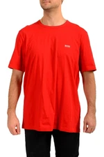 Hugo Boss Men's "Tee" Red Logo Print Short Sleeve T-Shirt US 3XL IT 58