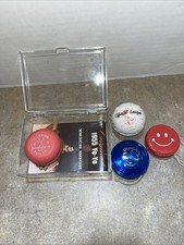 Lot Of 4 Vintage YoYo  s 1955 Trick Book Tournament Yo-yo Needs String Duncan