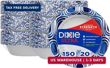 Dixie Ultra, Large Paper Bowls, 20 Oz, 150 Count 6 packs of 25 bowls , Microwav
