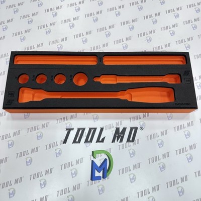 Snap-on Tools ORANGE FOAM ORGANIZER for 6pc 3/8'' Drive Spark Plug Service Set