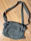 WWII US Army Lightweight Service M-6 Gas Mask Bag Salty WW2 Military Canvas